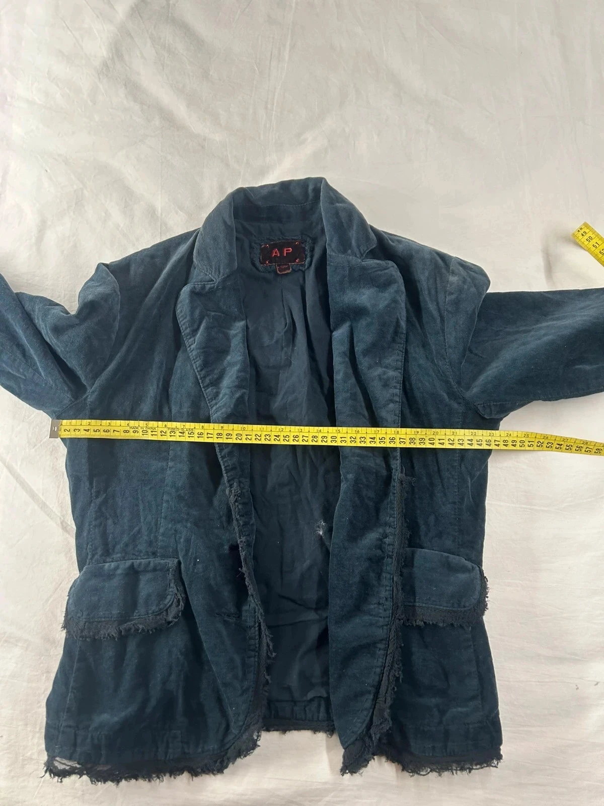 Blazer jaqueta leve azul marinho ap – photo 8